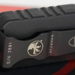 Microtech 227-1 DLCT Dirac Delta Black DLC Double Edge Dagger (USA) All Knife Brands