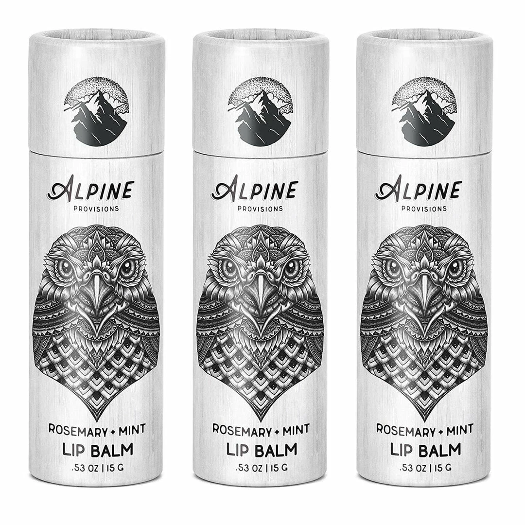 ALPINE PROVISIONS Soaps & Lotions Alpine Lip Balm - Rosemary + Mint 4 ALPINE PROVISIONS Soaps & Lotions Alpine Lip Balm - Rosemary + Mint