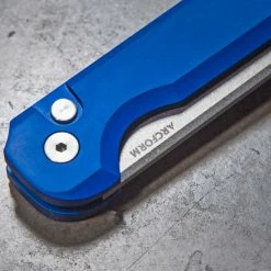 Arcform Blue Slimfoot ARC-061 Auto Knife Stonewash 3.1" 154CM (USA) 12 Arcform Blue Slimfoot ARC-061 Auto Knife Stonewash 3.1