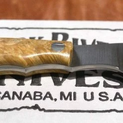 BARK RIVER KNIVES Bark River Mini Canadian CPM 3V Knife Natural Elder Burl #1 (USA)