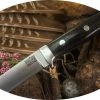 BARK RIVER KNIVES Bark River Mountaineer II Knife CruWear Black Burlap Micarta (USA)