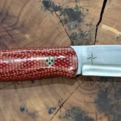 BARK RIVER KNIVES Bark River Ultralite Bushcrafter CPM 3V Firedog Micarta Black Liners Mosaic Pins 9 BARK RIVER KNIVES Bark River Ultralite Bushcrafter CPM 3V Firedog Micarta Black Liners Mosaic Pins