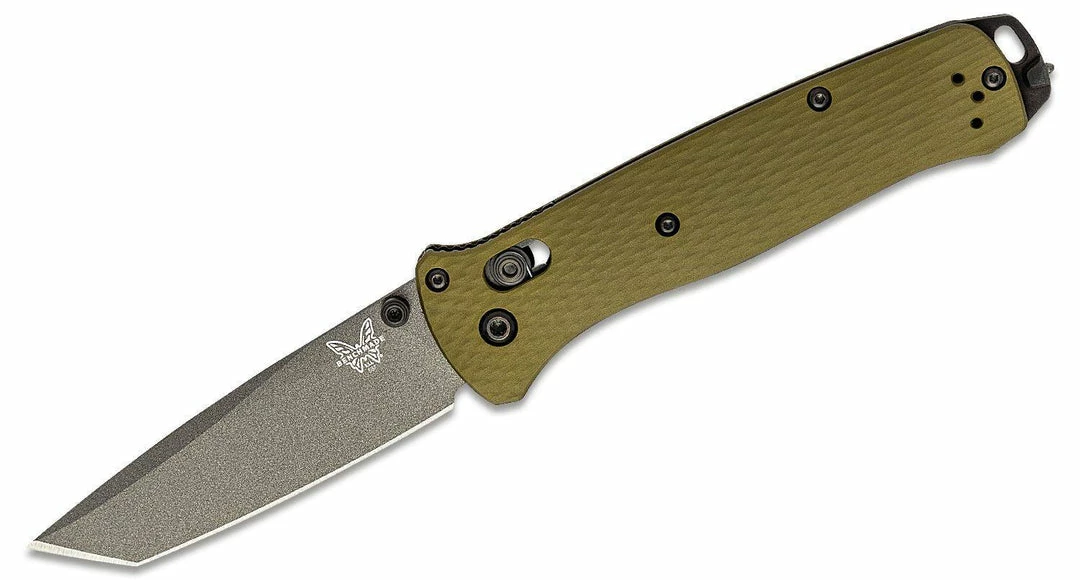 Benchmade 537GY-1 Bailout Knife Green Aluminum Knife 3.4" (USA) 3 Benchmade 537GY-1 Bailout Knife Green Aluminum Knife 3.4" (USA)