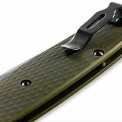 Benchmade 537GY-1 Bailout Knife Green Aluminum Knife 3.4" (USA) 16 Benchmade 537GY-1 Bailout Knife Green Aluminum Knife 3.4
