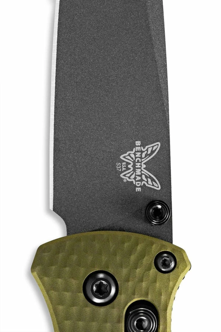 Benchmade 537GY-1 Bailout Knife Green Aluminum Knife 3.4" (USA) 8 Benchmade 537GY-1 Bailout Knife Green Aluminum Knife 3.4" (USA)