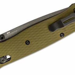 Benchmade 537GY-1 Bailout Knife Green Aluminum Knife 3.4" (USA) 20 Benchmade 537GY-1 Bailout Knife Green Aluminum Knife 3.4