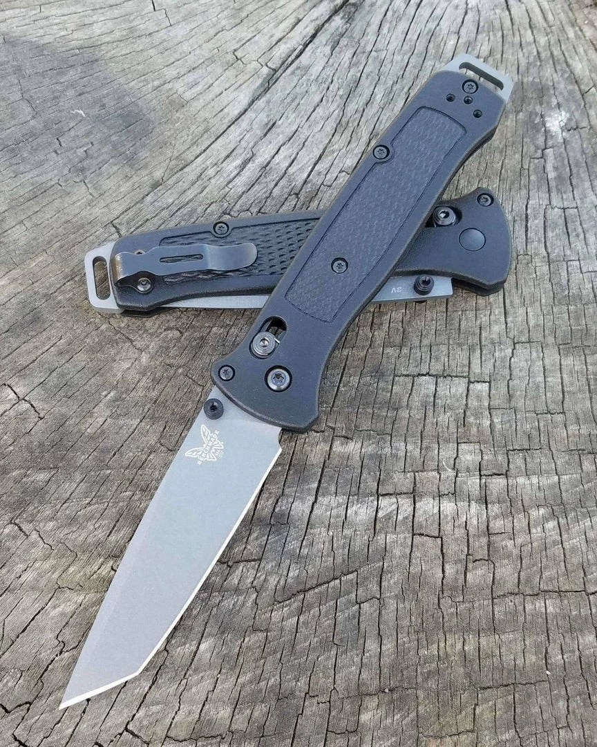 Benchmade Bailout Knife Black Grivory (3.38" Gray) 537GY 7 Benchmade Bailout Knife Black Grivory (3.38" Gray) 537GY