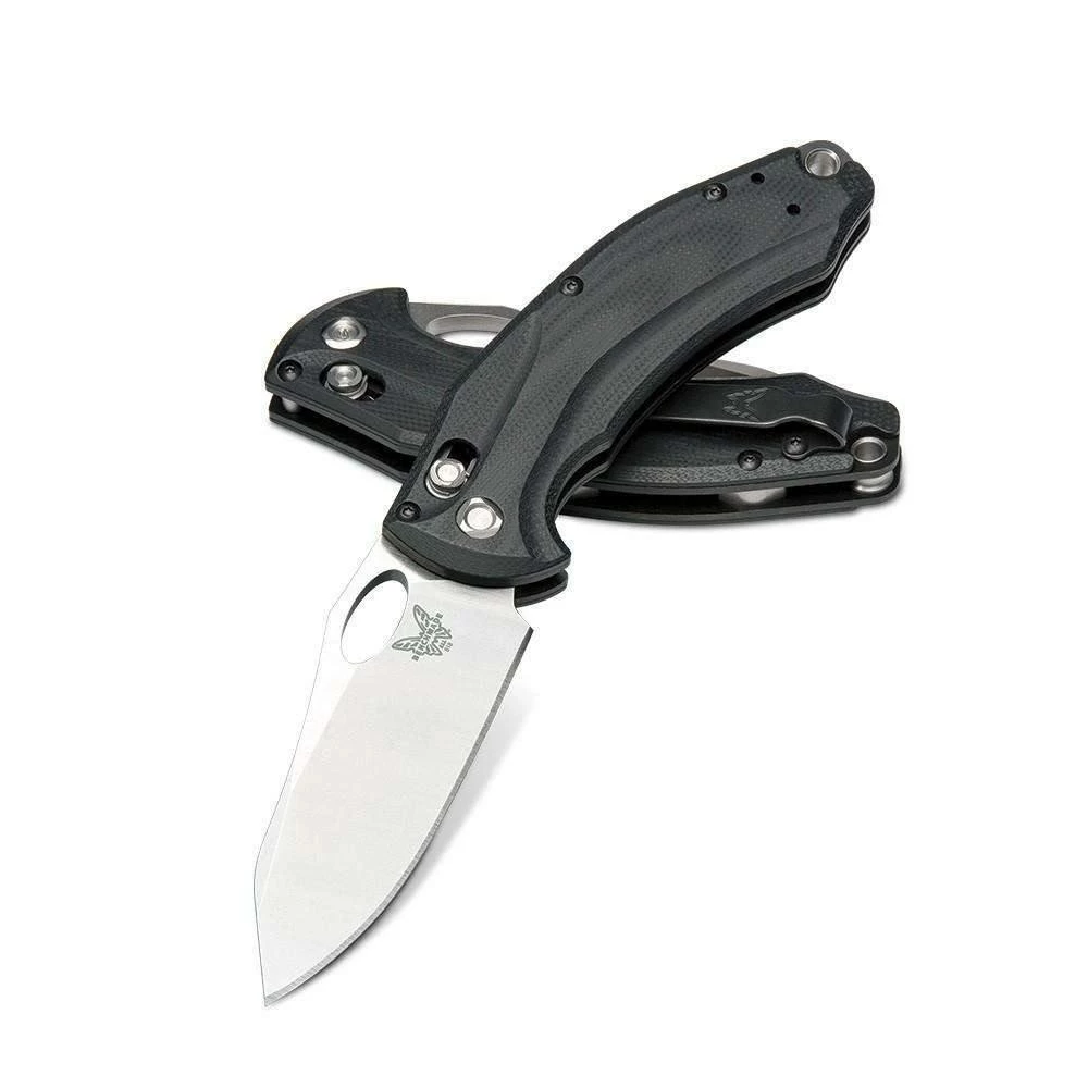 Benchmade Mini Loco AXIS Knife Black G-10 (3.38") 818 4 Benchmade Mini Loco AXIS Knife Black G-10 (3.38") 818