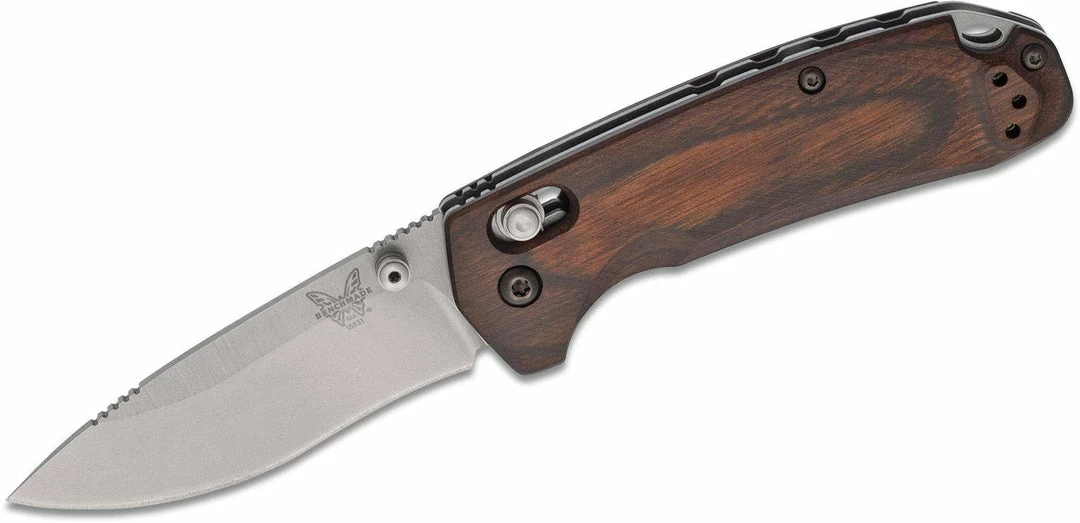 Benchmade North Fork 15031-2 Folding Knife 2.97" S30V Blade, Stabilized Wood Handles (USA) 3 Benchmade North Fork 15031-2 Folding Knife 2.97" S30V Blade, Stabilized Wood Handles (USA)