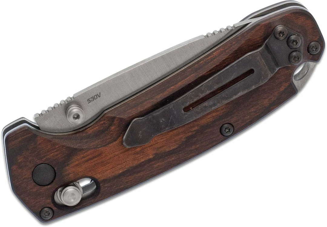 Benchmade North Fork 15031-2 Folding Knife 2.97" S30V Blade, Stabilized Wood Handles (USA) 5 Benchmade North Fork 15031-2 Folding Knife 2.97" S30V Blade, Stabilized Wood Handles (USA)