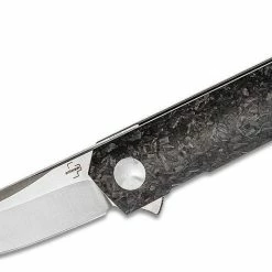 Boker 01BO231 Lucas Burnley Kwaiken Compact Auto Knife (USA) D2 Marble Carbon