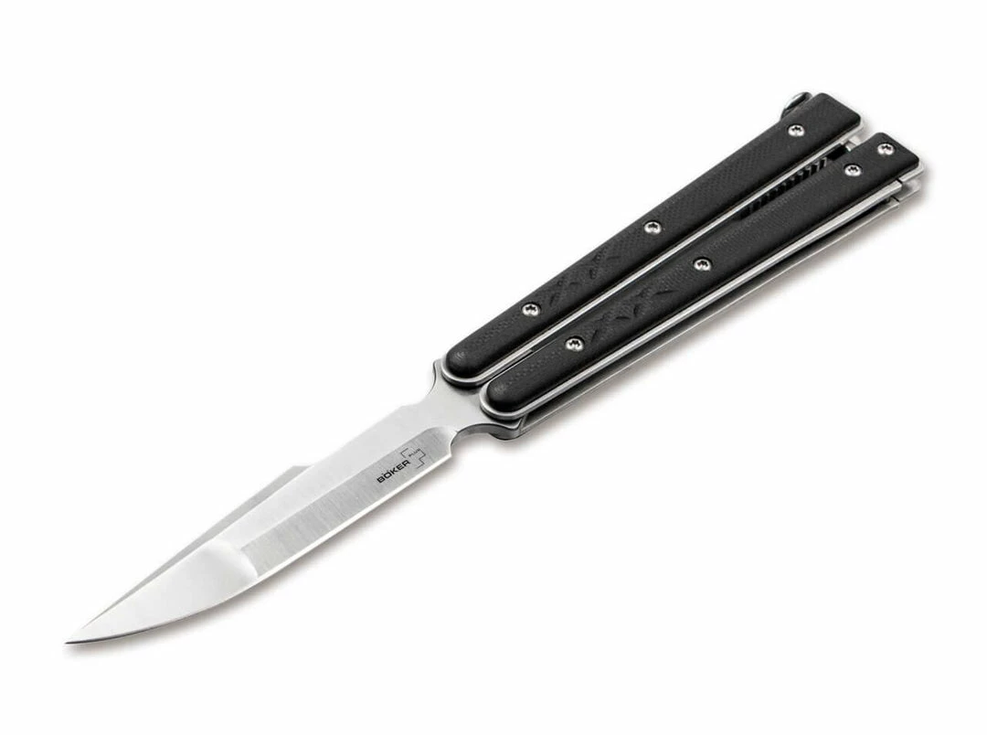 Boker 06EX227 Balisong Tactical Small Butterfly Knife Black G-10 (3.4") 3 Boker 06EX227 Balisong Tactical Small Butterfly Knife Black G-10 (3.4")