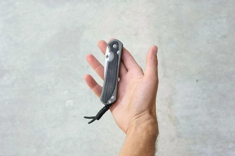 CHRIS REEVE KNIVES Chris Reeves Small Sebenza 31 Black Canvas Micarta 4 CHRIS REEVE KNIVES Chris Reeves Small Sebenza 31 Black Canvas Micarta