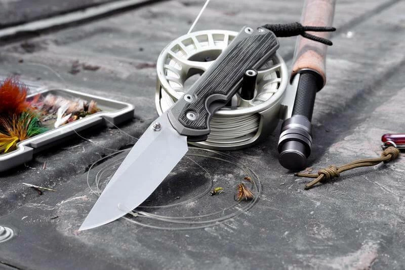 CHRIS REEVE KNIVES Chris Reeves Small Sebenza 31 Black Canvas Micarta 8 CHRIS REEVE KNIVES Chris Reeves Small Sebenza 31 Black Canvas Micarta