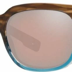 Costa Waterwoman Sunglasses Shiny Wahoo Copper Silver Mirror 580G