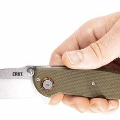 CRKT 2471 Butte Deadbolt Lock Assisted Flipper Knife 3.36