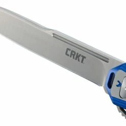 CRKT 6710 Stickler Assisted Flipper Knife 3.38" Sandvik 12C27, Blue & Silver 14 CRKT 6710 Stickler Assisted Flipper Knife 3.38