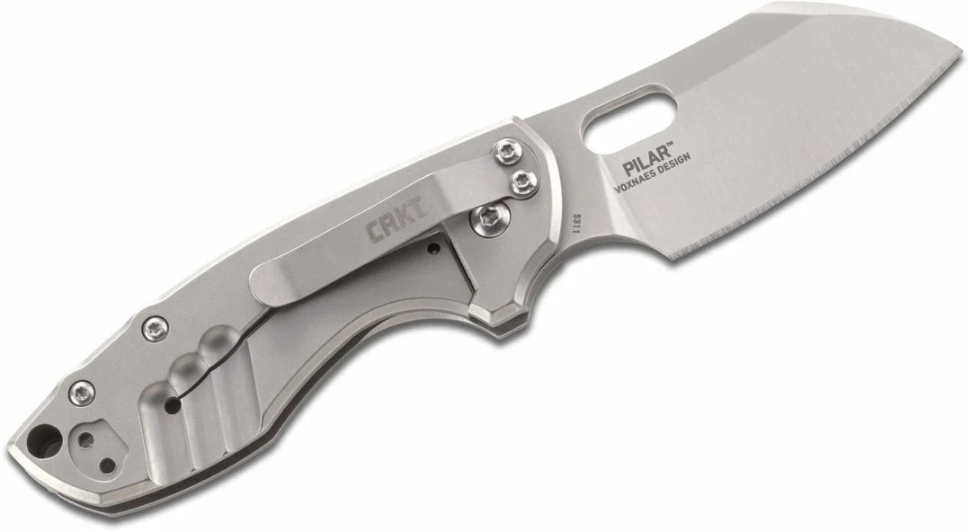 CRKT Knives CRKT Jesper Voxnaes Pilar Folding Knife 2.402" Satin Plain Blade 4 CRKT Knives CRKT Jesper Voxnaes Pilar Folding Knife 2.402" Satin Plain Blade