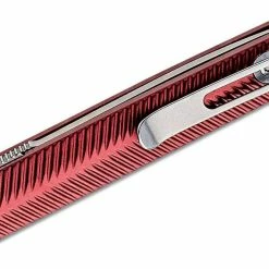 CRKT K820BXP Stylus Assisted Flipper Knife 3.18", Maroon Handles CRKT Knives