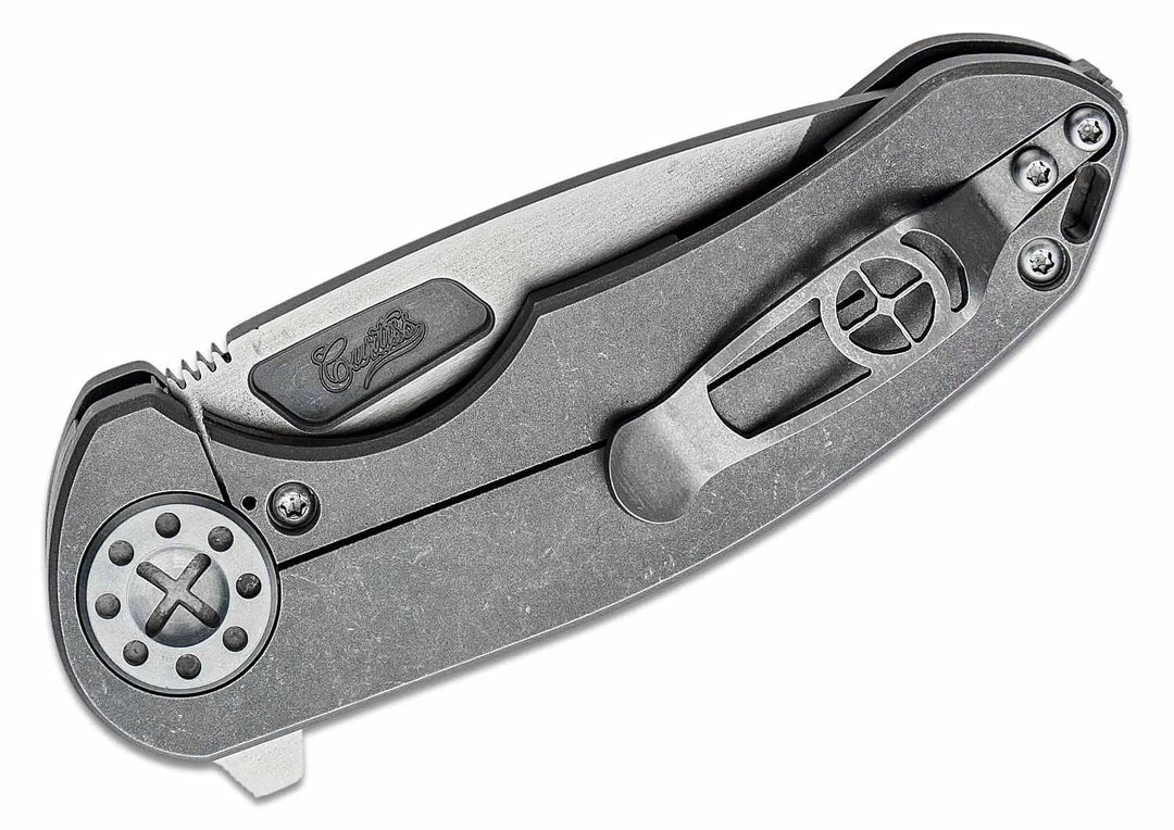 CURTISS CUSTOM KNIVES Curtiss F3 Medium Flipper Knife 3.25" CTS-XHP Spanto - F3 Medium SP/FL 5 CURTISS CUSTOM KNIVES Curtiss F3 Medium Flipper Knife 3.25" CTS-XHP Spanto - F3 Medium SP/FL
