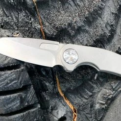 CURTISS CUSTOM KNIVES Curtiss Knives F3 Medium CTS-XHP Wharncliffe Non-Flipper Slim Folder WH/NF