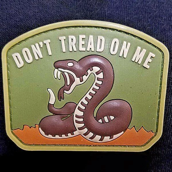 DDT Packs DDT "Don't Tread On Me" Rubber Morale Patch 3 DDT Packs DDT "Don't Tread On Me" Rubber Morale Patch