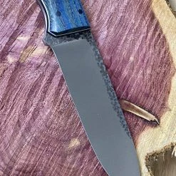 Fiddleback Forge Bushcrafter Sr. Knife W/ Curly Ash Handles