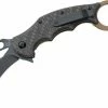 FOX KNIVES Fox 01FX122 FX-599TIC Folding Karambit 2.55" ELMAX Carbon Fiber