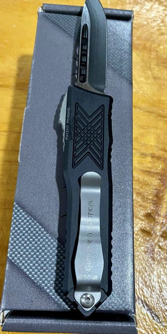 Guardian Tactical GTX-025 OTF Two Tone Black S/E 12-3211 7 Guardian Tactical GTX-025 OTF Two Tone Black S/E 12-3211