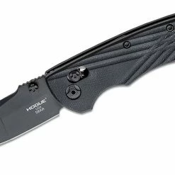 NORTH RIVER OUTDOORS Hogue 24266 Deka Folding Knife 3.25" CPM-20CV Black Wharncliffe G10