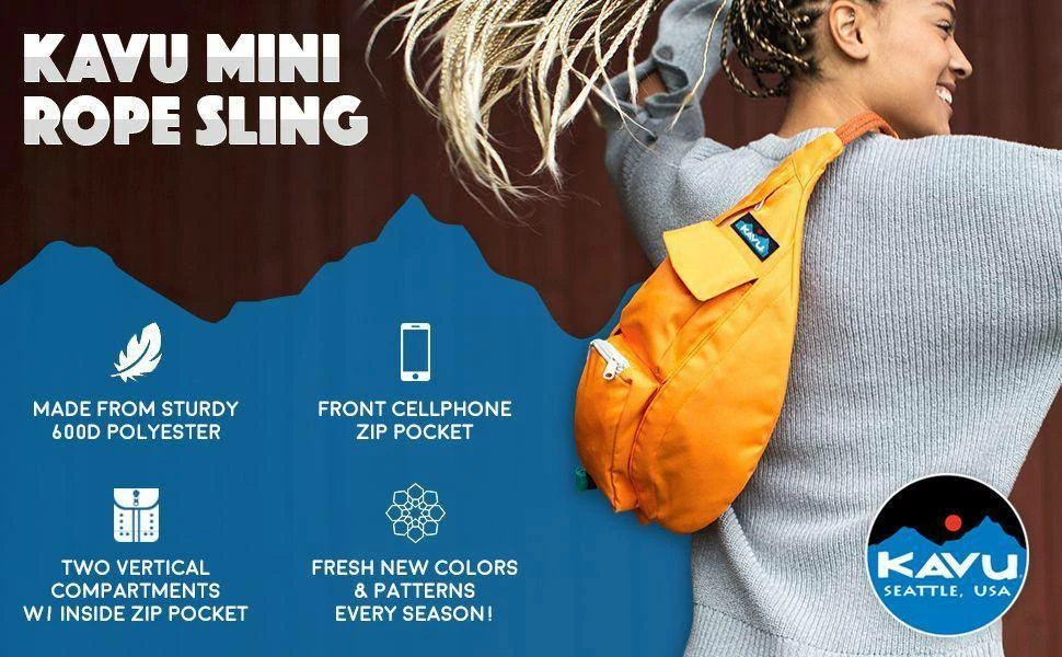 KAVU Mini Rope Bag (Cotton Sling) Kavu Gear 5 KAVU Mini Rope Bag (Cotton Sling) Kavu Gear
