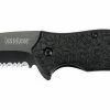 Kershaw Knives Kershaw 1835TBLKST Kuro Assisted 3-1/8" Combo Blade