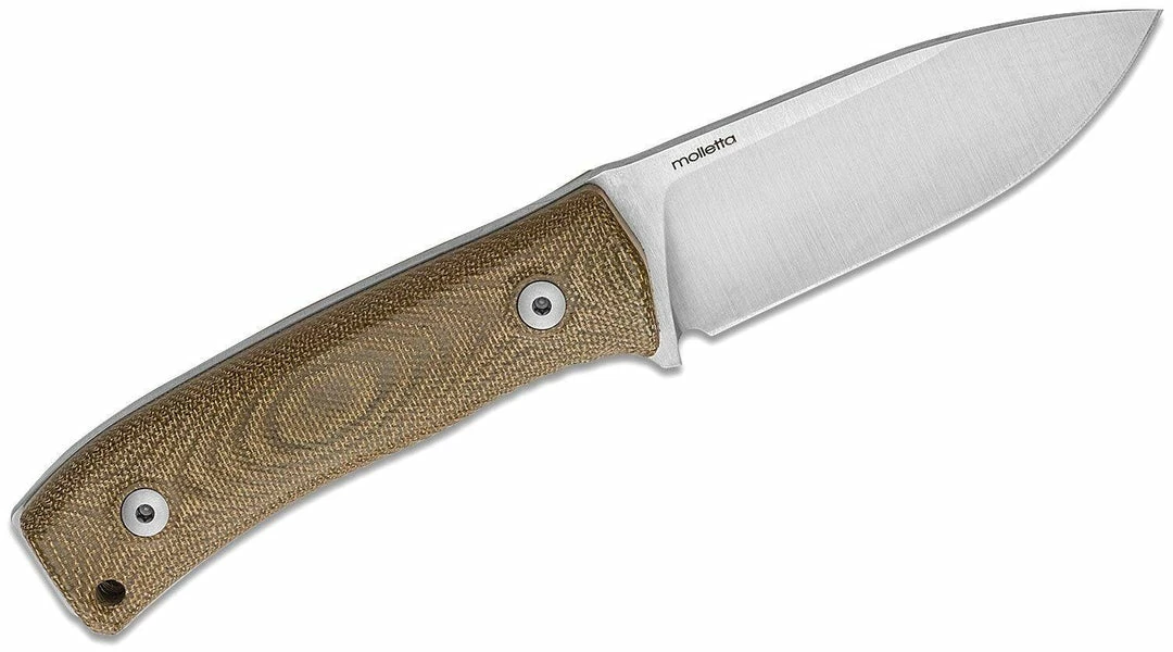 LionSteel Knives LionSteel Bushcraft Fixed Blade Knife 3.74" M390, Green Micarta Handles 4 LionSteel Knives LionSteel Bushcraft Fixed Blade Knife 3.74" M390, Green Micarta Handles