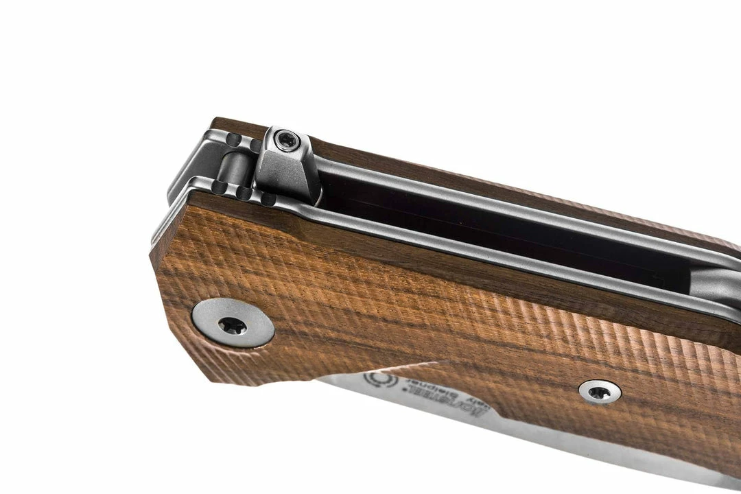 LionSteel KUR Flipper Knife - Santos Wood Handles (Italy) 5 LionSteel KUR Flipper Knife - Santos Wood Handles (Italy)