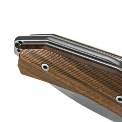 LionSteel KUR Flipper Knife - Santos Wood Handles (Italy) 11 LionSteel KUR Flipper Knife - Santos Wood Handles (Italy)