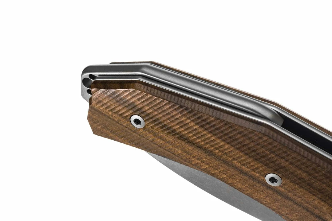 LionSteel KUR Flipper Knife - Santos Wood Handles (Italy) 6 LionSteel KUR Flipper Knife - Santos Wood Handles (Italy)