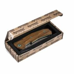 LionSteel KUR Flipper Knife - Santos Wood Handles (Italy) 12 LionSteel KUR Flipper Knife - Santos Wood Handles (Italy)