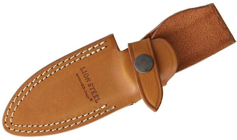 LionSteel Knives LionSteel M4 ST Bushcraft Fixed 3.74" Satin M390 Blade, Santos Wood 4 LionSteel Knives LionSteel M4 ST Bushcraft Fixed 3.74" Satin M390 Blade, Santos Wood