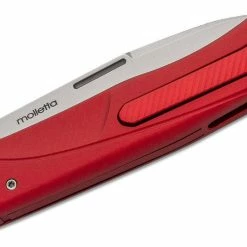 LionSteel Knives LionSteel Thrill Slipjoint Folding Knife 3.15" M390 Satin Blade, Red 12 LionSteel Knives LionSteel Thrill Slipjoint Folding Knife 3.15