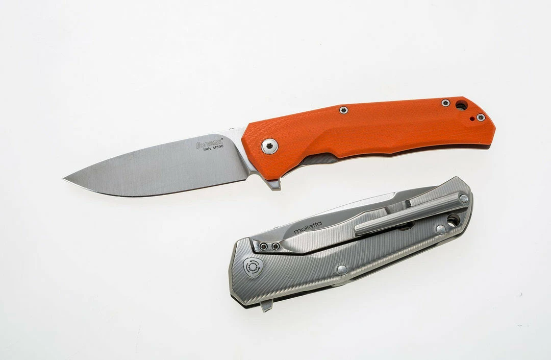 LionSteel TRE Folder 2.91" M390 Blade, Orange G10 5 LionSteel TRE Folder 2.91" M390 Blade, Orange G10