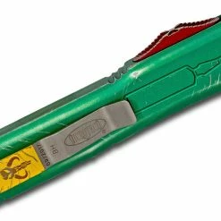 All Knife Brands Microtech 123-10BH Special Bounty Hunter Ultratech Auto OTF Knife 3.46" Tanto, Green Apocalyptic Aluminum Handle 9 All Knife Brands Microtech 123-10BH Special Bounty Hunter Ultratech Auto OTF Knife 3.46