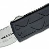 All Knife Brands Microtech 157-12 Exocet OTF Auto Knife 1.98" Stonewashed Serrated D/E