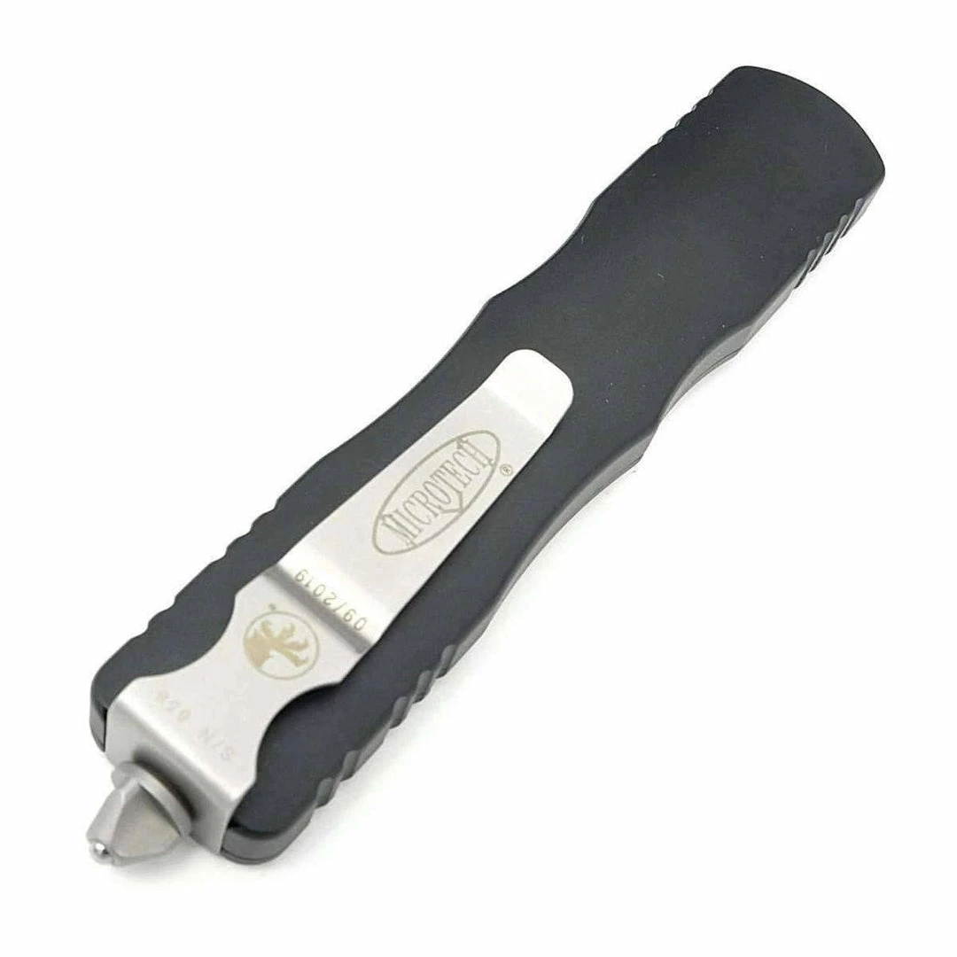 All Knife Brands Microtech 227-12 Dirac Delta D/E - Black Handle - Stonewashed Full Serration 5 All Knife Brands Microtech 227-12 Dirac Delta D/E - Black Handle - Stonewashed Full Serration