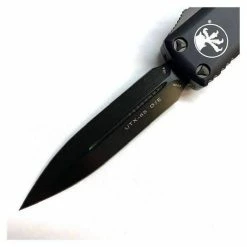 Microtech 232-1DLCT UTX-85 D/E (Black Handle - Black DLC Blade) All Knife Brands