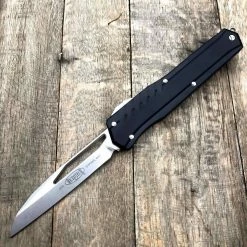 All Knife Brands Microtech 241M-10 Cypher MK7 S/E Black Handle - Stonewash