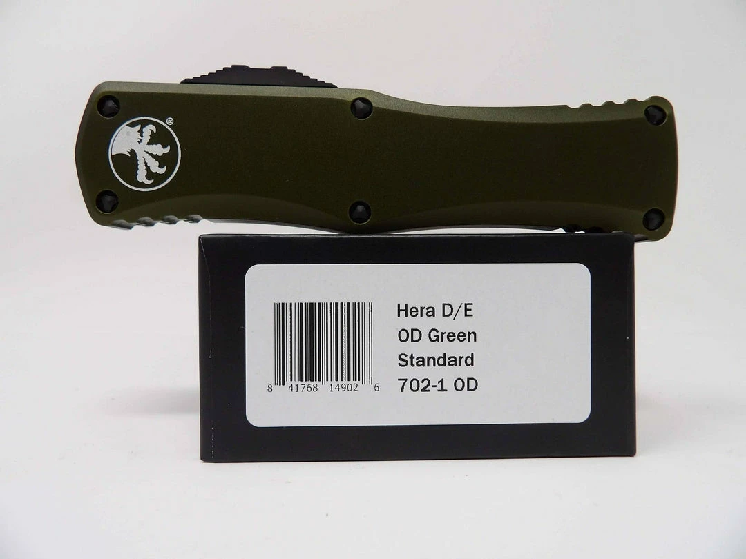 MICROTECH 702-1OD HERA D/E BLACK STD OD GREEN All Knife Brands 6 MICROTECH 702-1OD HERA D/E BLACK STD OD GREEN All Knife Brands