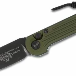 All Knife Brands Microtech LUDT Automatic Knife OD Black Blade 135-1OD