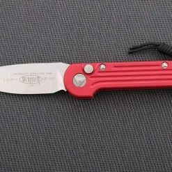 Microtech LUDT Automatic Knife Red (3.4" Black) 135-1RD All Knife Brands