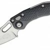 All Knife Brands Microtech Stitch 169-10 Auto Folding Knife 3.625" Stonewashed Blade