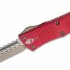 All Knife Brands Microtech Troodon Hellhound Tanto OTF Red 619-10MR
